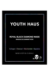 SKIN GYM 5-PACK YOUTH HAUS ROYAL BLACK DIAMOND FACE MASK,FACE-DIAMD1245