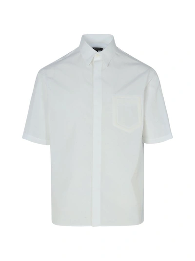 Fendi Pocket Shirt In White