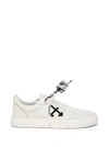 OFF-WHITE LOW VULCANIZED SNEAKERS IN WHITE LEATHER