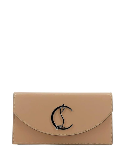 Christian Louboutin "loubi 54" Clutch In Pink