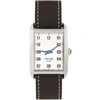 TOM FORD BLACK & SILVER LEATHER 001 WATCH