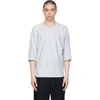 ISSEY MIYAKE TAUPE COTTON LINEN T-SHIRT