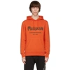 ALEXANDER MCQUEEN ORANGE GRAFFITI HOODIE