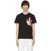 ALEXANDER MCQUEEN BLACK MIX LABELS T-SHIRT