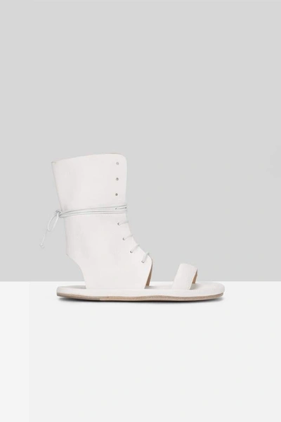 Marsèll Cornice Ankle-length Leather Sandals In White