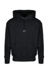 AMI ALEXANDRE MATTIUSSI AMI LOGO EMBROIDERED DRAWSTRING HOODIE