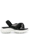 MIU MIU MIU MIU SPORTY CHUNKY SOLE SANDALS