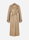 Max Mara Manuela Icon Camel Hair Wool Wrap Coat In Camel