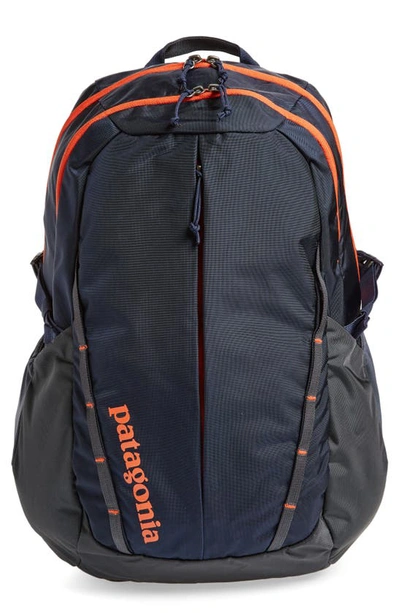 Patagonia 28 Liter Refugio Nylon Backpack In Smolder Blue