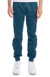 Kappa 222 Banda Rastoriazz Track Pants In Blue Petrol-pink A34