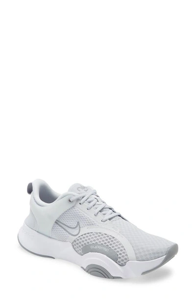 Nike Superrep Go 2 Sneakers In Pure Platinum-gray In Pure Platinum/white/particle Grey