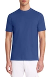 Bugatchi Ooohcotton® Crewneck Tech T-shirt In Night Blue