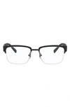 VERSACE 54MM RECTANGLE OPTICAL GLASSES,VE127254-O