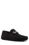 Aldo Guyaume Driving Shoe In Black Suede