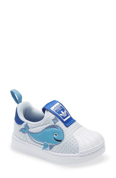 Adidas Originals Kids' Superstar 360 Whale Primeblue Sneaker In Blue/ White  | ModeSens