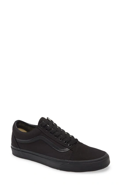 Vans Old Skool Sneakers In Triple Black In Black/ Black