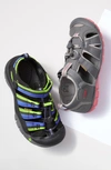 Keen Kids' Seacamp Ii Cnx Water Friendly Sandal In Black Iris/ Vivid Blue