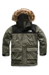 THE NORTH FACE MCMURDO WATERPROOF 550 FILL POWER DOWN PARKA WITH FAUX FUR TRIM,NF0A34SU21L