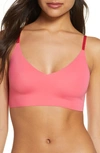 True & Co. True Body Triangle Convertible Strap Bralette In Rouge Red