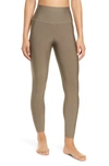 Alo Yoga Airlift High Waist 7/8 Leggings In Olive Branch