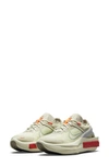 Nike Fontanka Edge Rubber-trimmed Mesh Sneakers In Stone/ Steam/ Black/ Sea Glass