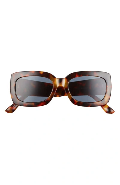 Bp. Retro Thick Rectangle Sunglasses In Tortoise