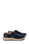 Traq By Alegria Eazee Sneaker In Navy Leather