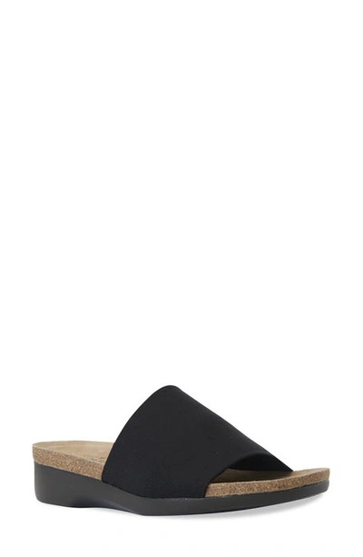 Munro Casita Slide Sandal In Black