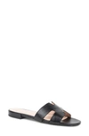 Patricia Green Hallie Slide Sandal In Black Leather