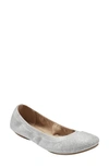 Bandolino Women's Edition Ballet Flats In Silver-tone Glitz