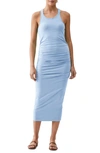 Michael Stars Racerback Midi Dress In Sky