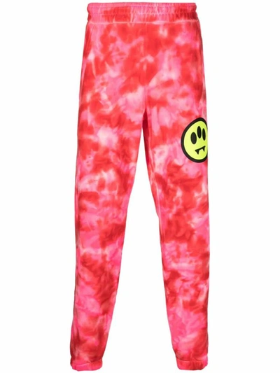 Barrow Jogging Pants With Screen Print Unisex In Pink