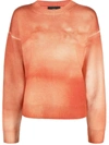 ALANUI ALANUI WOMEN'S ORANGE WOOL jumper,LWHE025S21KNI0012285 S