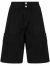 Carhartt Elasticated Cargo Shorts In Black