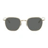 THE ROW GOLD OLIVER PEOPLES EDITION BOARD MEETING 2 SUNGLASSES
