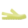 BOTTEGA VENETA GREEN RUBBER PUDDLE LOAFERS