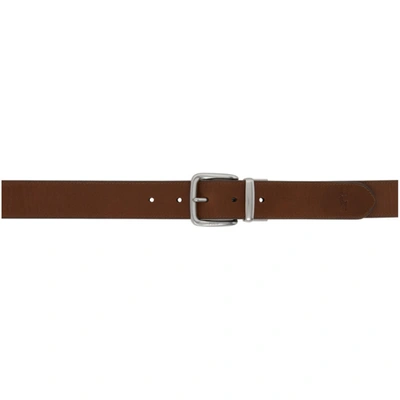 Polo Ralph Lauren Reversible Brown & Black Leather Dress Belt