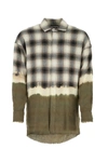 PALM ANGELS PALM ANGELS CHECKED BLEACHED SHIRT