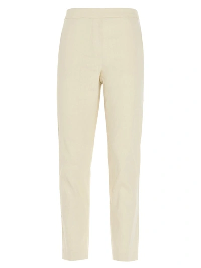 Theory Straight-leg Cropped Trousers In 中性色