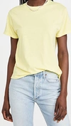 AGOLDE RENA T SHIRT: CREW NECK EASY T SHIRT,AGOLE30468