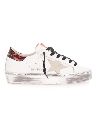 Golden Goose Women's White Leather Sneakers