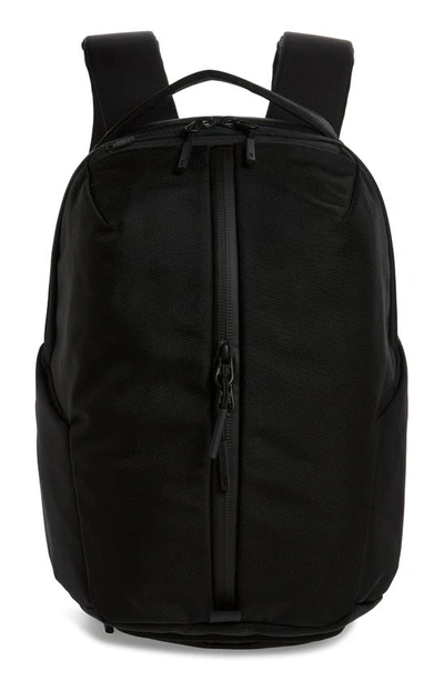 Aer Fit Water Resistant Nylon Backpack In Black