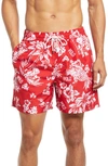 Polo Ralph Lauren Men's 5-½" Inch Traveler Swim Trunks In Red