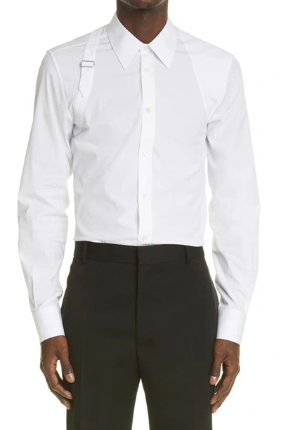 Alexander Mcqueen White Harness Shirt