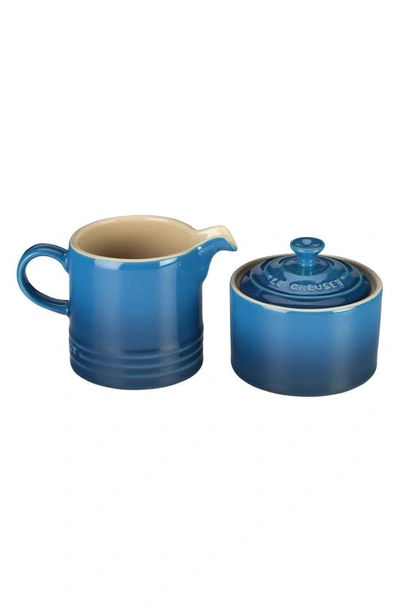 LE CREUSET STONEWARE CREAM & SUGAR SET,PG8005-1059