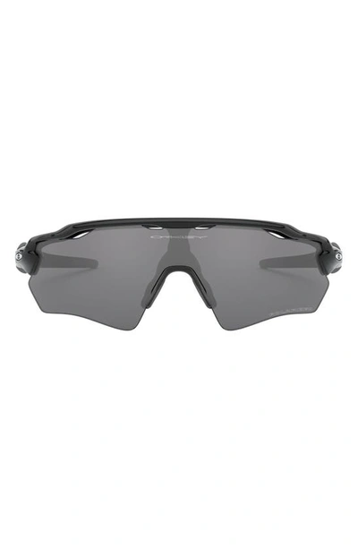 Oakley Kids' Radar® Ev Xs Path® 31mm Polarized Shield Sunglasses In Black