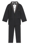 Andy & Evan Little Boy's 4-piece Tuxedo Set In Black