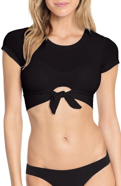 Robin Piccone Ava Knot Front Tee Bikini Top