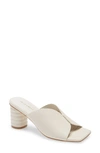 Intentionally Blank Kamika Sandal In Cream Leather