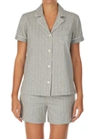 Lauren Ralph Lauren Print Short Pajamas In Grey